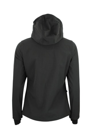 Sobretudo com capuz Softshell Aclaudio Preto