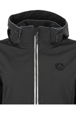 Sobretudo com capuz Softshell Argan Preto