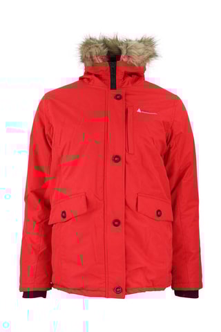 Parca com capuz Galava - Vermelho