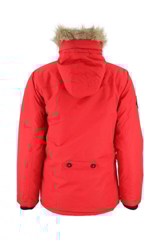 Parca com capuz Galava - Vermelho