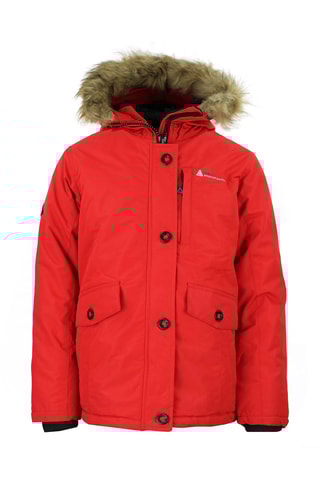 Parca com capuz Galava - Vermelho