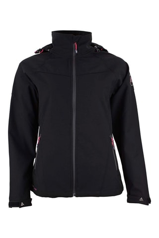 Casaco Softshell com capuz Acelsior Preto