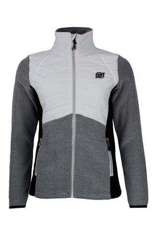 Casaco bi-matéria Anaples Branco e preto