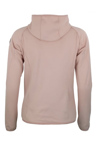 Casaco polar com capuz Acampo Rosa