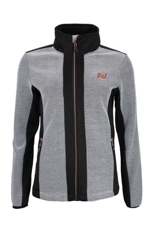 Casaco polar Adagio Preto e branco