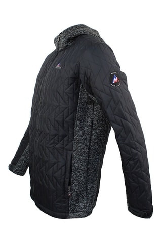 Casaco polar com capuz Cava Peak Mountain - Preto