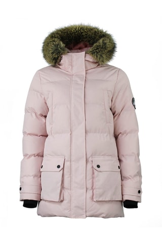 Parca com capuz Anabel - Rosa