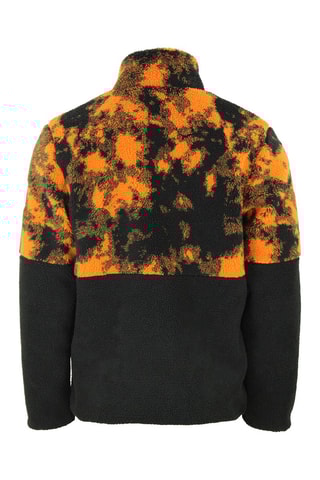 Casaco polar Cefran - Preto e laranja