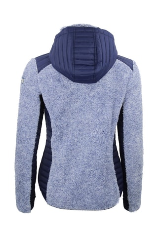 Casaco bi-matéria - Azul