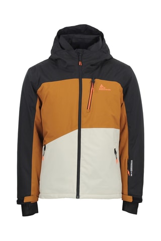 Casaco com capuz e calças de esqui Cerome - Preto e camel