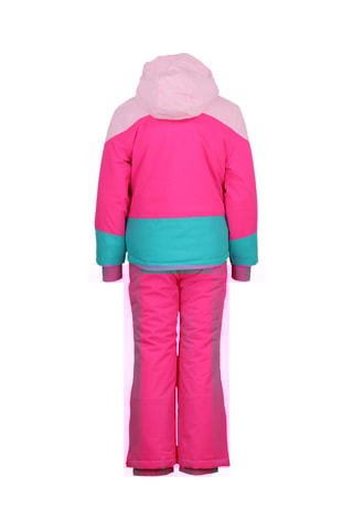Casaco com capuz e calças de esqui Facorse - Turquesa e fúcsia