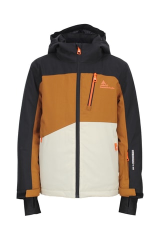 Casaco com capuz e calças de esqui Ecerome - Preto e camel