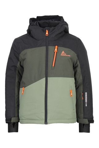 Casaco com capuz e calças de esqui Ecerome - Preto e caqui