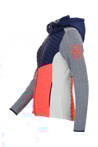 Casaco polar Amir - Laranja e azul-marinho