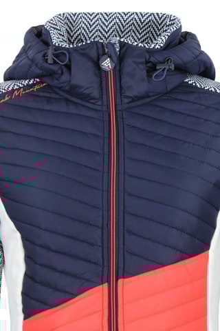 Casaco polar Amir - Laranja e azul-marinho