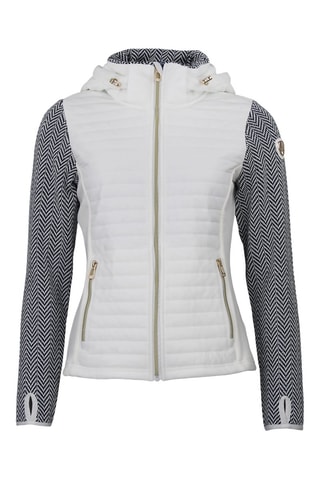 Casaco polar Andomo - Branco e azul-marinho