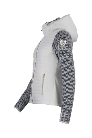 Casaco polar Andomo - Branco e azul-marinho