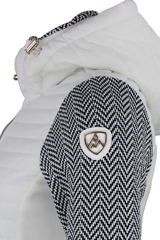 Casaco polar Andomo - Branco e azul-marinho