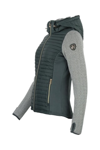 Casaco polar Andomo - Caqui e branco