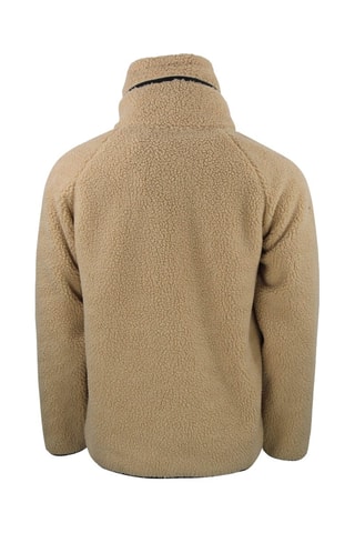 Casaco polar com capuz Camay - Camel