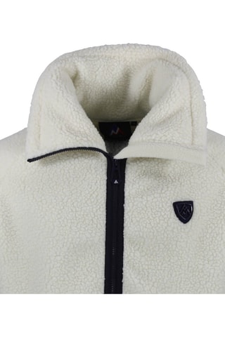 Casaco polar com capuz Camay - Cru