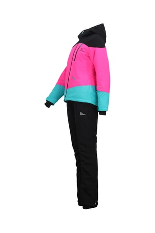 Casaco com capuz e calças de esqui Acorse - Turquesa e fúcsia
