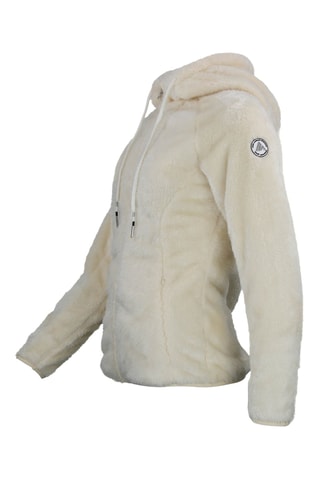 Casaco polar com capuz Alanzo - Cru