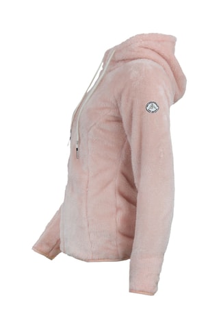 Casaco polar com capuz Alanzo - Rosa