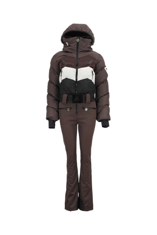 Casaco com capuz e calças de esqui Antiero - Castanho-escuro