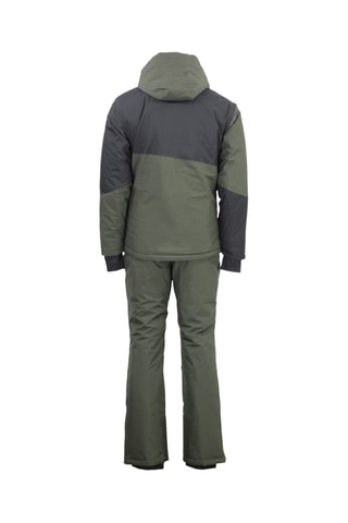 Casaco com capuz e calças de esqui Cardio - Caqui