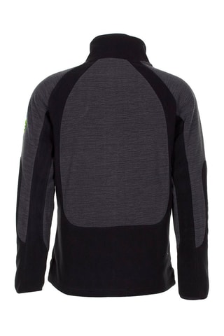 Blusão polar Cecut Peak Mountain - Preto mesclado