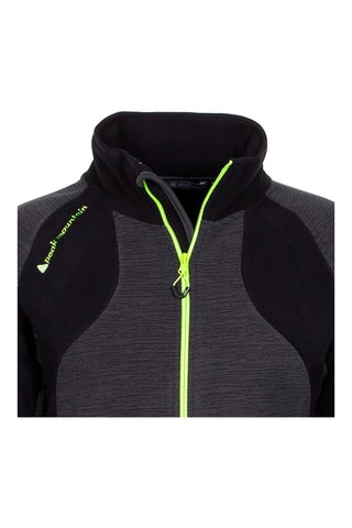 Blusão polar Cecut Peak Mountain - Preto mesclado