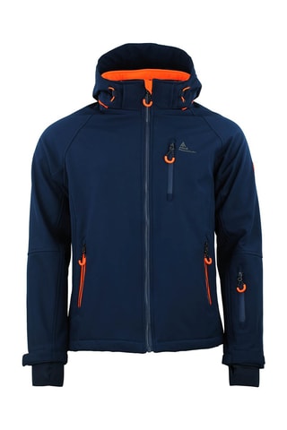 Blusão com capuz Softshell Cimaleo  Azul-noite