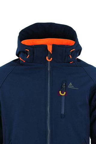 Blusão com capuz Softshell Cimaleo  Azul-noite