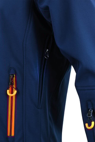 Blusão com capuz Softshell Cimaleo  Azul-noite