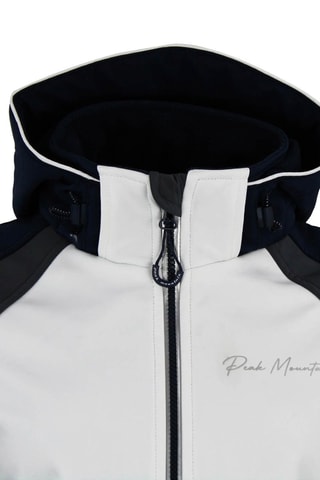 Blusão com capuz Softshell Ametis  Azul-noite