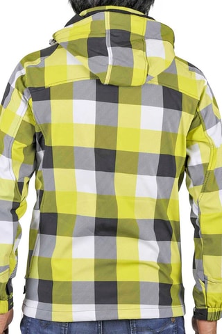 Blusão com capuz Cina Peak Mountain - Amarelo e cinzento