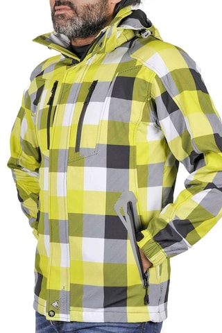 Blusão com capuz Cina Peak Mountain - Amarelo e cinzento