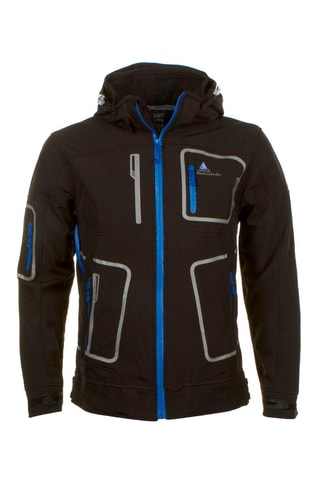 Blusão com capuz Coftibi Peak Mountain - Preto