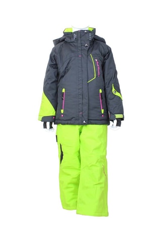 Casaco e calças de esqui Famic Preto e anis