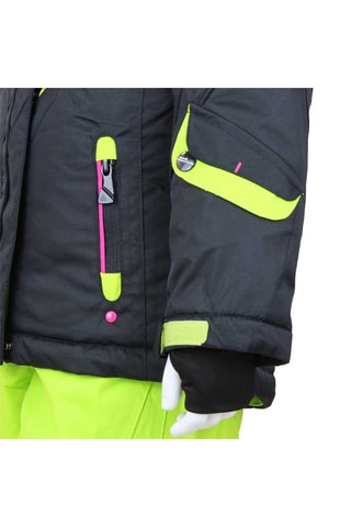 Casaco e calças de esqui Famic Preto e anis