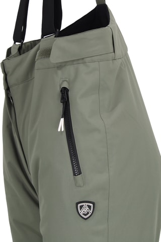 Calças de esqui de cintura alta Softshell Atozan - Caqui