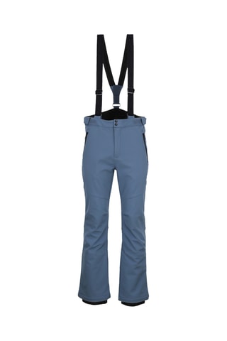 Calças de esqui Softshell Ceprim - Azul-cobalto e preto