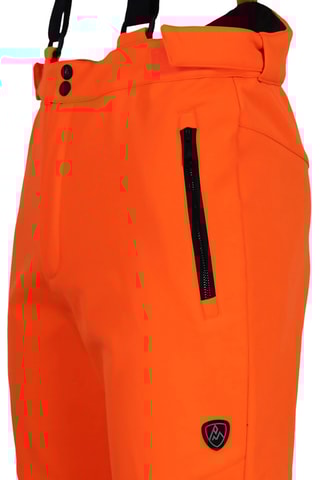 Calças de esqui Softshell Ceprim - Laranja e preto