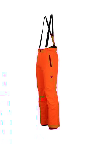 Calças de esqui Softshell Ceprim - Laranja e preto