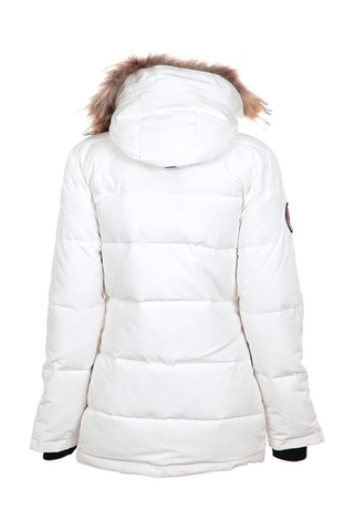 Blusão com capuz Atole Branco