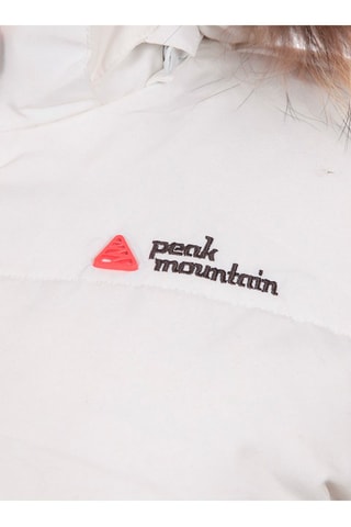 Blusão com capuz Atole Branco