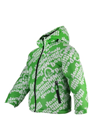 Blusão com capuz Elef Verde e branco