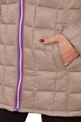 Blusão comprido com capuz Awill Toupeira