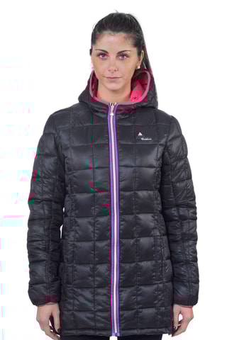 Blusão comprido com capuz Awill Preto